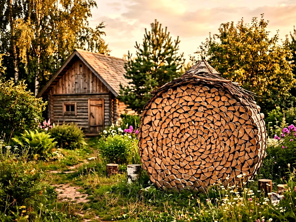 Круговая поленница holzhausen, Павловский Посад, улица Ольховая, 18